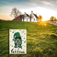 thumbnail image 3 of St Patricks Day Garden Flag Double Sided, Green Gnome Shamrocks Clover St.Patrick’s Day Garden Flag Yard Flag for Holiday Outdoor Decoration 12x18 Inch, 3 of 6