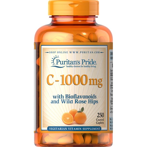 Puritan's Pride Vitamin C1000 mg with Bioflavonoids & Rose Hips250