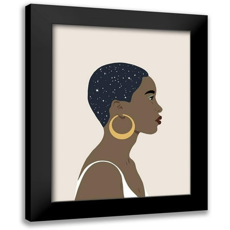 Warren, Annie 12x14 Black Modern Framed Museum Art Print Titled - Heavenly Hair IV