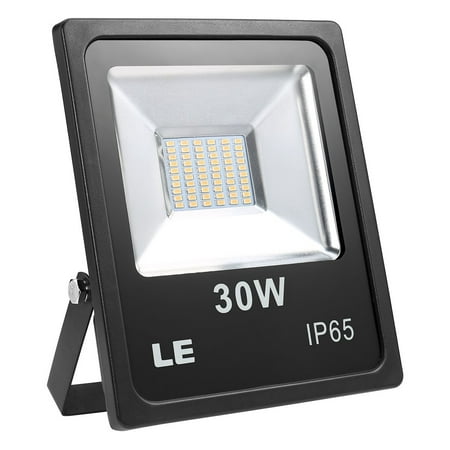 LE 30W 2400lm Warm White Outdoor LED Flood Lights,  Waterproof Security