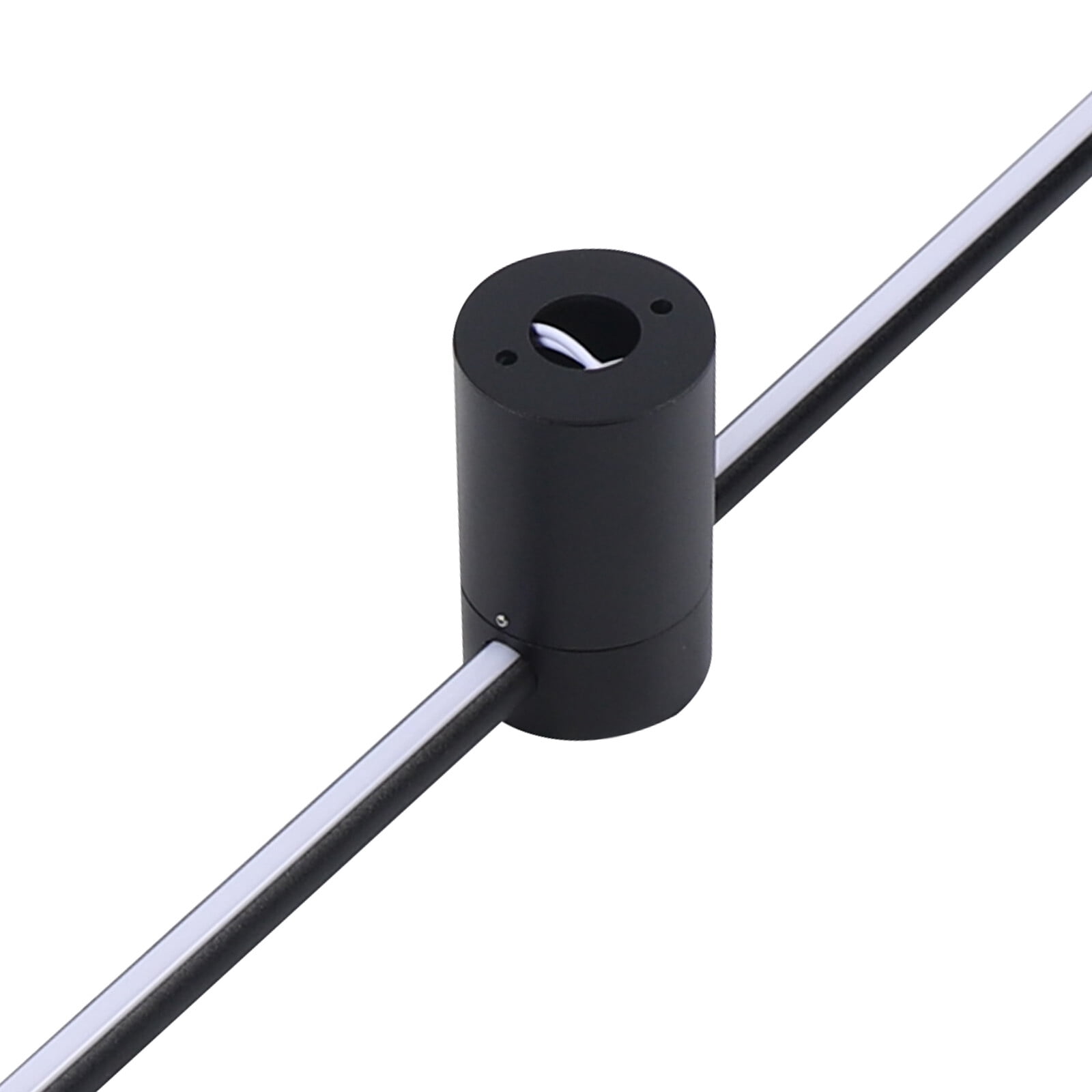 Modern LED Wall Light, Long LED Wall Lamp, Black Minimalist Linear Strip Sconce Wall Mounted Lamp for for Living Room Bedroom Hallway 39.37in