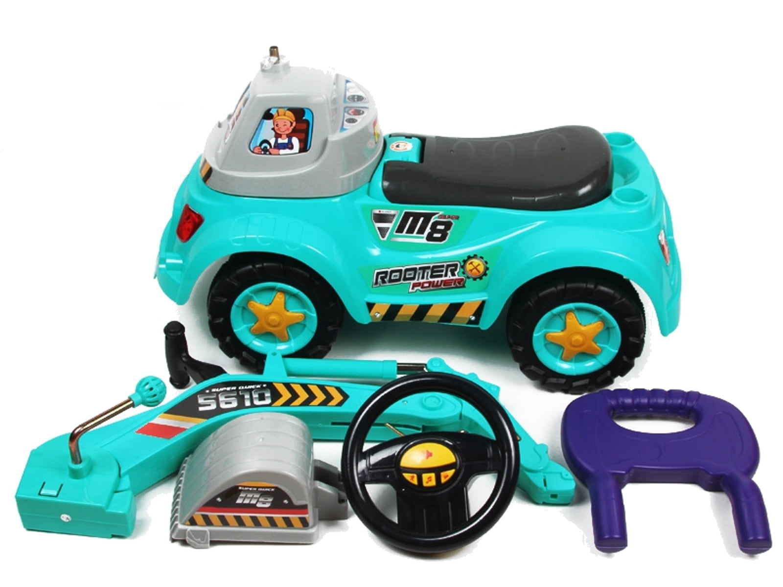 ride on excavator digger scooter