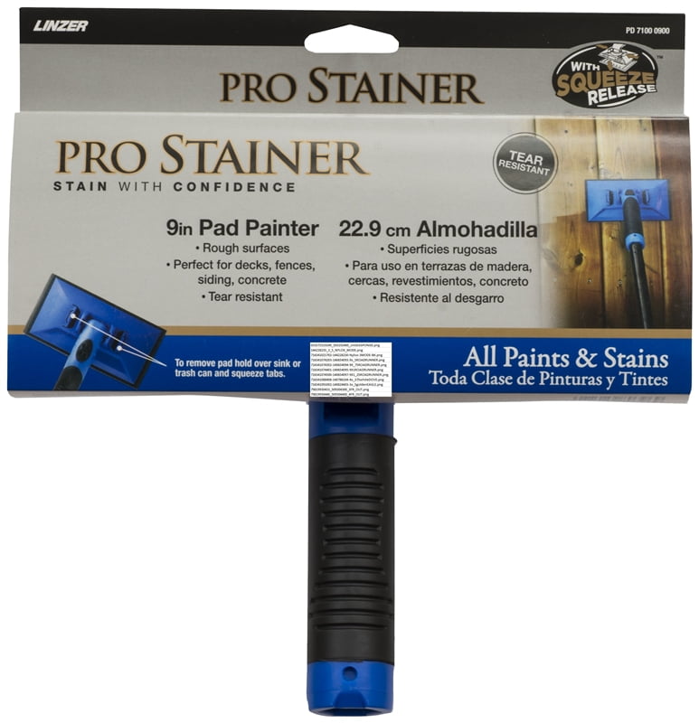Linzer 9 in. Pro Stainer Tear-Resistant Pad Painter