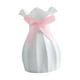 thumbnail image 5 of Florero europeo decoración minimalista jarrón con adorno floral, boca de hoja de loto florero moderno florero elegante para estante sala de estar, 5 of 9