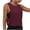 Wine1, variant on fatyb Womens Workout Tank Tops Open Side Crop Athletic Shirts Sleeveless Running Basic Tees Activewear