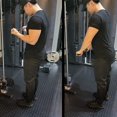 thumbnail image 4 of Training Pull Up Bar Device Accessories Straight Pull Down Bar Biceps Pull Up Bar Gym Bodybuilding, 4 of 5