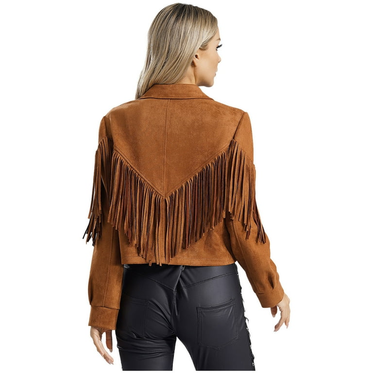 FRINGE VEST SET SUEDE JACKET ブラウンM FRINGE VEST SET SUEDE JACKET ブラウンM suede vests with fringe