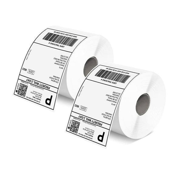 Etiquetas térmicas MUNBYN de 4 x 6 pulgadas para impresoras térmicas, 1000 hojas