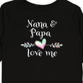 thumbnail image 4 of Inktastic Nana and Papa Love Me Heart Grandchild Boys or Girls Long Sleeve Toddler T-Shirt, 4 of 5