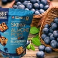 thumbnail image 4 of 180 Snacks Skinny Almond Pops with Cranberries and Blueberries, Crunchy Brown Rice Snack, Oven-Baked Gluten-Free Non-GMO Healthy Snack for Lunchbox Travel Office Home School, 15 Oz Bag Pack of 2, 4 of 7