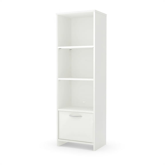 South Shore SoHo 3-Shelf Bookcase/Media Storage, Multiple Finishes