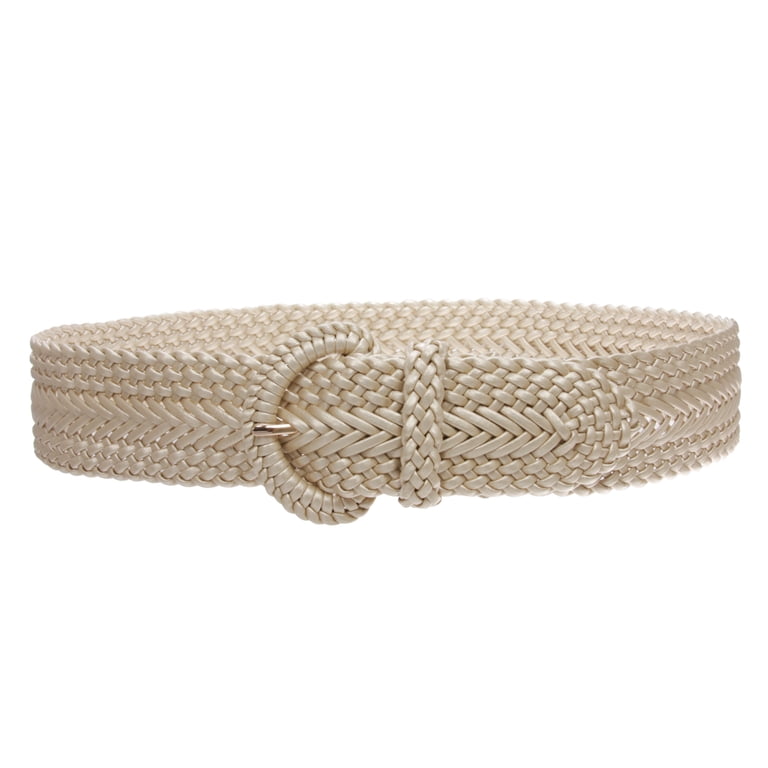 2 Inch Wide Hand Made Soft Metallic Woven Braided Round Belt 2 Inch Wide Hand Made Soft Metallic Woven Braided Round Belt  main image 3