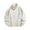 Beige, variant on Men's Jackets Long Sleeve Zip Up Stand Collar Solid Color Windbreaker Jacket With Pockets Plus Size Casual Top