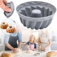 thumbnail image 2 of Multi Functional Baking Tool,Silicone Cake Pan,Donut Pan,Non-Stick Silicone Baking Molds,Silicone Bundt Cake Pan,Doughnut Cake Pans,Donut Mold,Cake Baking Molds,Non-Stick Pastry Mold,Gray(1PCS), 2 of 9