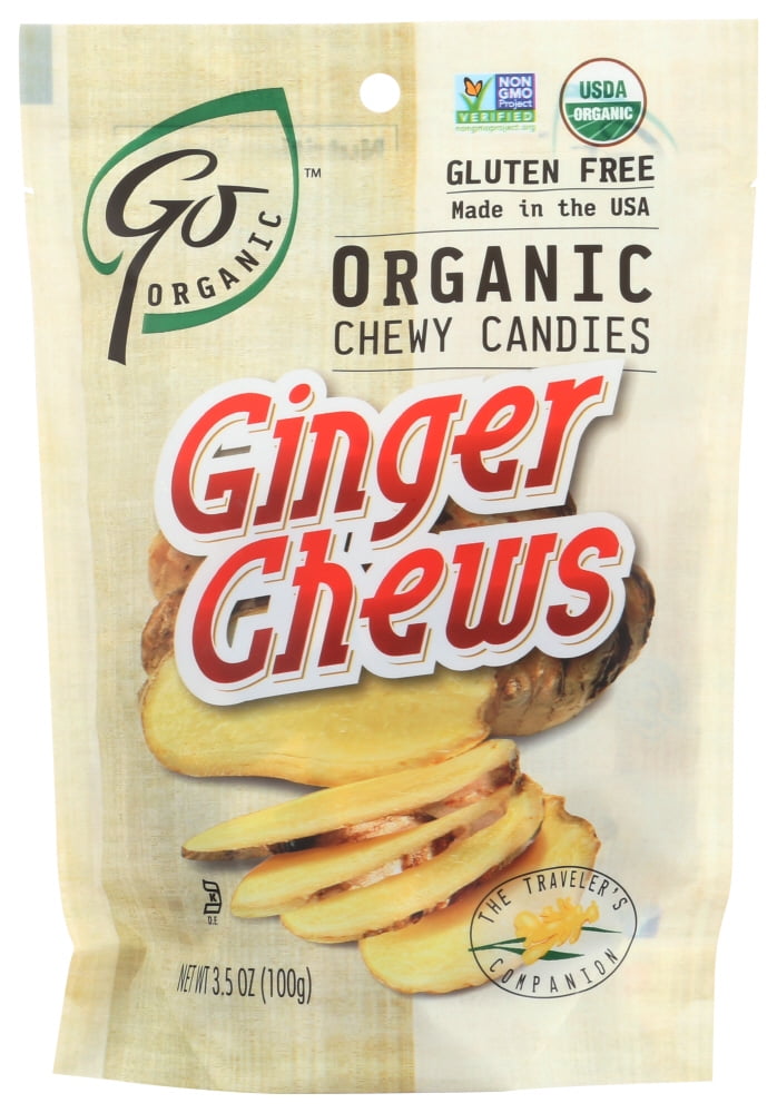Go Organic Ginger Chews 3.5 Oz , 3.5 Oz
