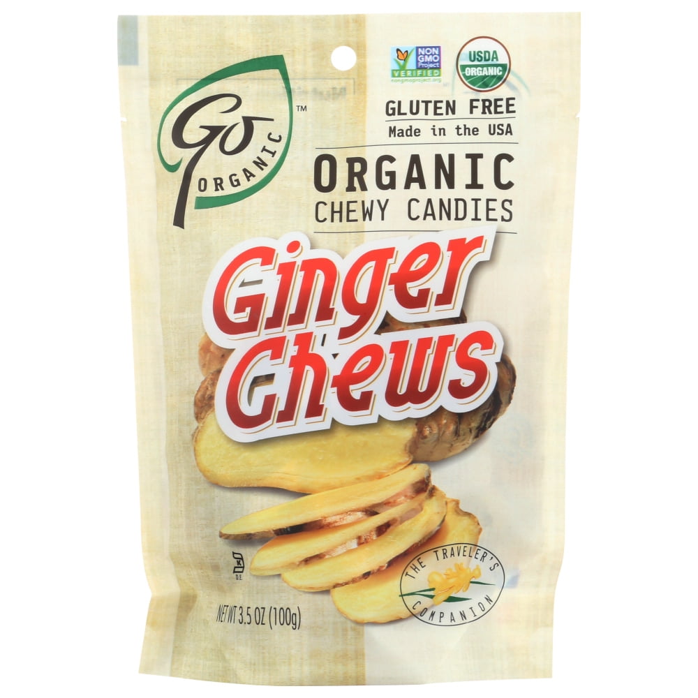 Go Organic Ginger Chews 3.5 Oz , 3.5 Oz