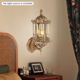 thumbnail image 3 of 15.5*33.5cm Wall Mounted Copper Color Antique Outdoor Lantern Wall Sconce Light for Front Doors Sheds Hallways Terraces, 3 of 15