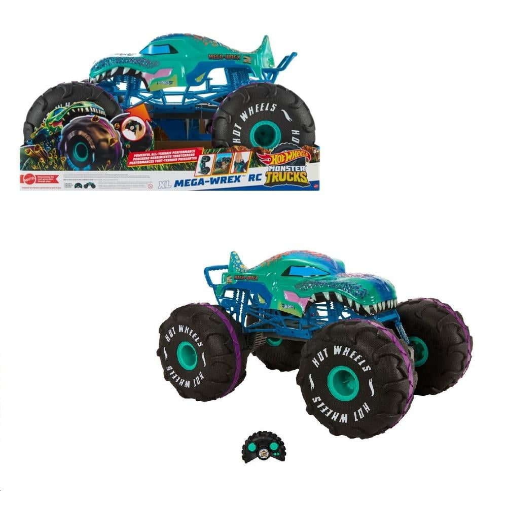 Vehículo a Control Remoto Hot Wheels Monster Trucks Mega Wrex