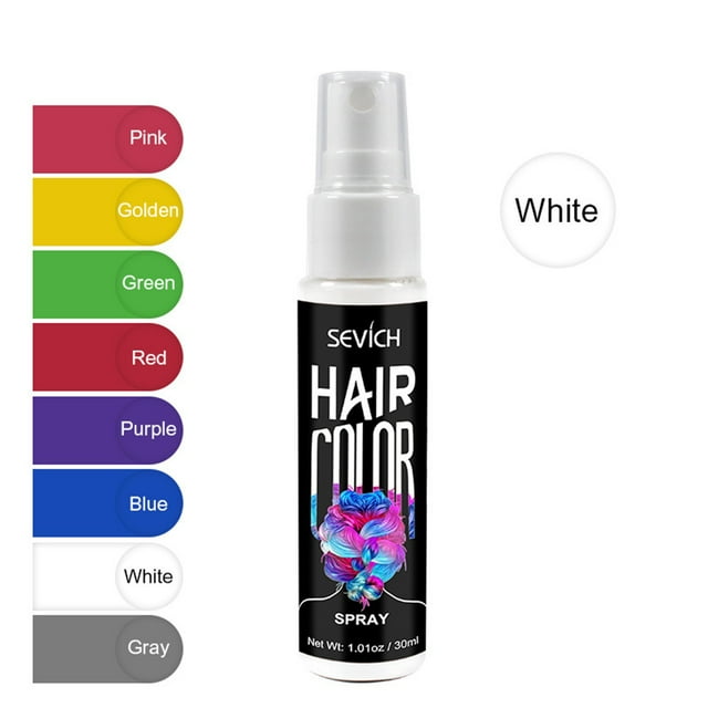 Spray temporal para teñir el cabello de 30ml, espray para teñir el cabello DIY Timesave, espray para teñir el cabello, para hombres y mujeres