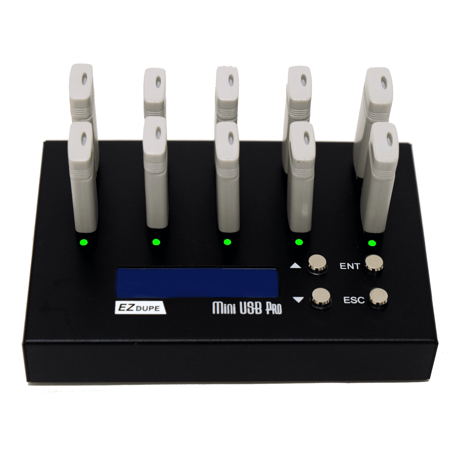 1 to 9 USB Duplicator Multiple Flash Memory Pen Drives Compact Copier