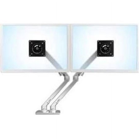 UPC: 0698833059953 | Ergotron 45-496-026 24 in. MXV Desk Dual Monitor Adjustable Arm for 2 Monitors
