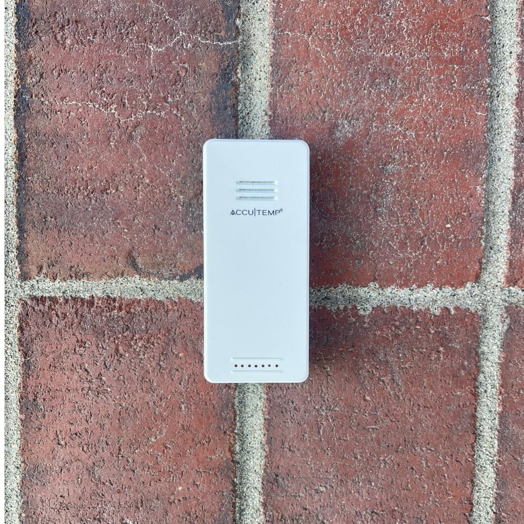 Thermomètre sans fils avec horloge Accutemp Climatic Usage Intérieur/Extérieur