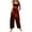 #_001Deep Red, variant on ASDFVBKG Valentine's Day Women's Jumpsuits Fashion One Piece Button Jumpsuits with Pocket Wide Leg Onesie Heart Print Relaxed Fit Overalls Loose Clothing Deep Red L