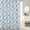 Cotton Blue, variant on Blue Shower Curtain Floral Cotton Linen Cottagecore Shower Curtain for Bathroom 72" W x 72" L