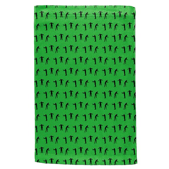 Halloween Zombie Guy Walker Pattern All Over Hand Towel
