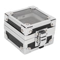 thumbnail image 2 of Nail Drill Bits Storage Box 25 Holes Transparent Clamshell Lock Design Dustproof Nail Drill Bits Desktop Container Black, 2 of 14