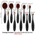 thumbnail image 1 of 10 Pack Craft Ink Blending Brushes Set Tool Card Making Supplies Blender Brush for Card Making (10pcs), 1 of 6