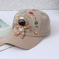 thumbnail image 6 of Spring Summer Adjustable Planet Print Cartoon Astronaut Baby Baseball Cap Sun Hat Kids Baseball Caps Children Peaked Hats PINK HALF MESH FABRIC, 6 of 8