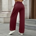 thumbnail image 7 of Women’s Wide Leg Pants with Pockets High Waist Loose Casual Trousers Business Work Casual Pants 2025, 7 of 7