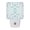 Green, variant on Mosaic Grid LED Night Light, Minimalist Aqua Green Curved Arcs Quarter Circles Night Lights plug into Wall with Smart Sensor Dusk to Dawn Sensor for Nursery Bedroom 2.95x4.5in