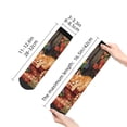 thumbnail image 4 of Naloa Sleeping Cat Flowers Ankle Socks for Women Non Slip Socks No Show Socks Classic Low Cut Casual Socks Casual Socks, 4 of 7