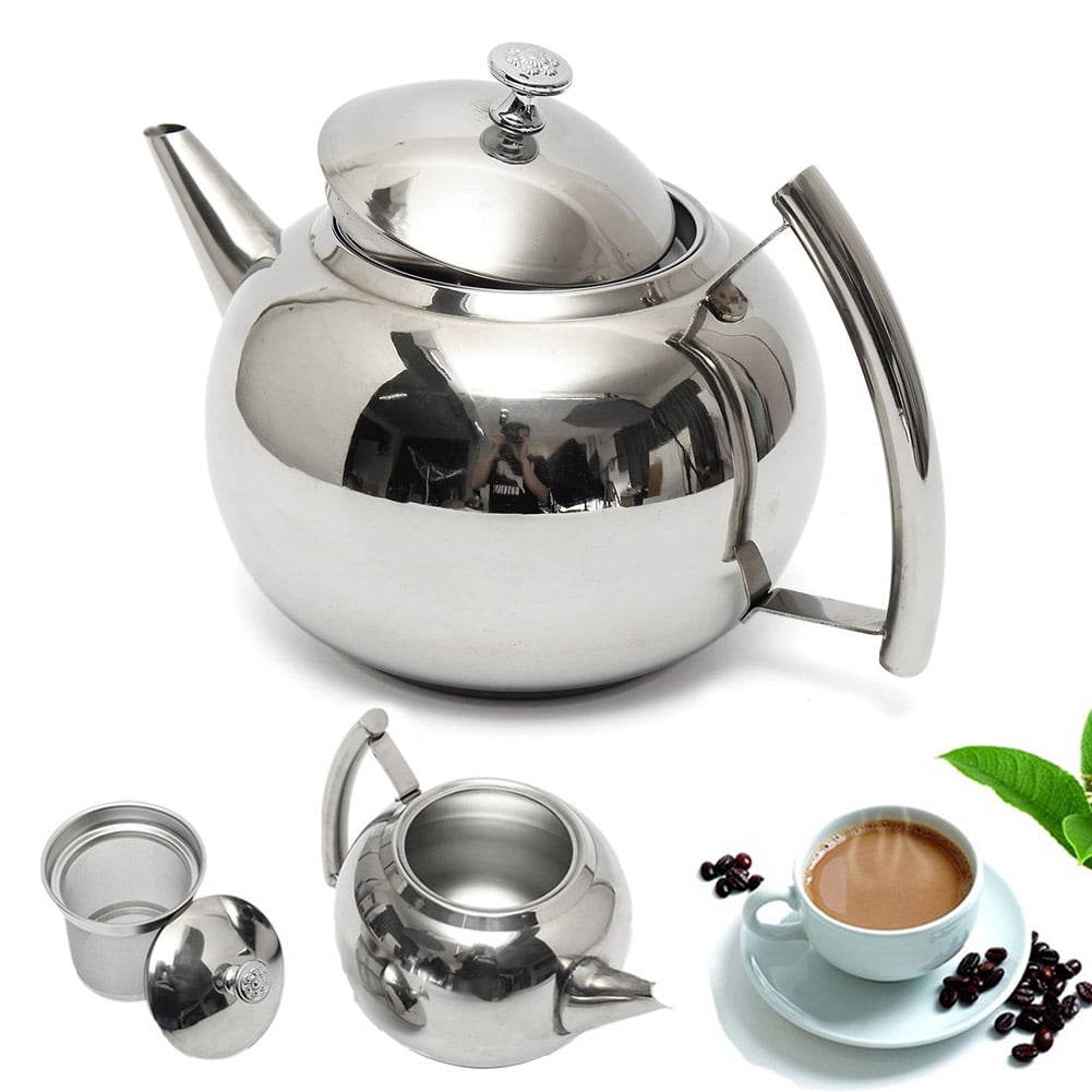 1.5L/2L Stainless Steel Teapot Stovetop Teapot Coffee Pot Teaware Hot