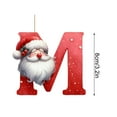 thumbnail image 3 of PRETXORVE Christmas Decorations, Christmas Tree Decorations, Acrylic Flat Christmas Tree Letter Pendant Home Party Decoration Gift Hanging ornament, 3 of 4