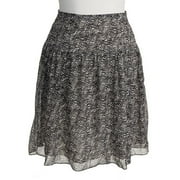George - Women's Plus Print Chiffon Skirt