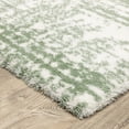 thumbnail image 4 of Oriental Weavers Galileo Area Rug - GAL09 - 5'3" x 7'6" - in Green/ Ivory - Modern Industrial Style, Stain Resistant, Family and Pet Friendly , Bedroom, Office Rug, 4 of 5