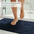 thumbnail image 4 of Delara Organic Cotton Reversible Bath Mat – 3000 GSM, GOTS Certified, Ultra-Thick & Super Absorbent | Soft, Plush & Quick-Drying Bathroom Rug, 4 of 7