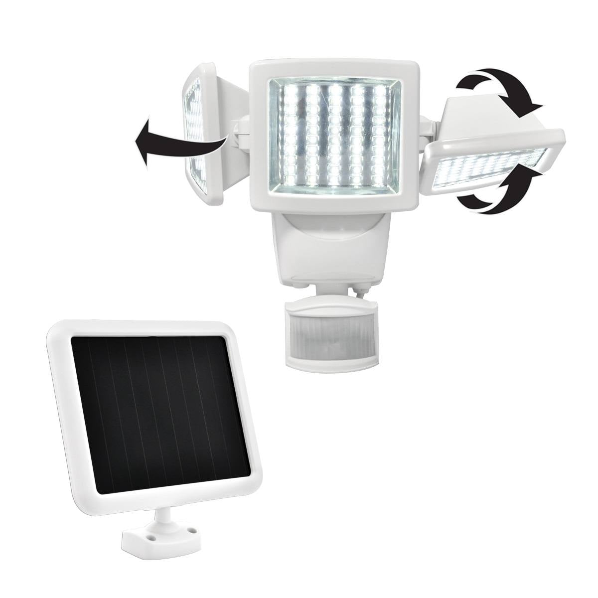 Sunforce Solar Triple Head Motion Activated Security Light 1500 Lumens