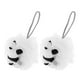 thumbnail image 2 of 2 esponjas de baño suaves con diseño de panda para niños, de malla exfoliante, ideales para baby showers, para bebés y niños pequeños, 2 of 8