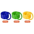 thumbnail image 3 of Unique Bargains 4cm Plastic Carnival Ringtoss Rings Game Hoop 18 Pack (Blue, Green, Yellow), 3 of 5