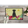 thumbnail image 2 of Carolines Treasures BB6032MAT 18 x 27 in. Easter Eggs Standard Schnauzer Black Indoor or Outdoor Mat, 2 of 2