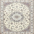 thumbnail image 1 of Ahgly Company Machine Washable Indoor Square Traditional Champagne Beige Area Rugs, 7' Square, 1 of 7