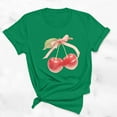 thumbnail image 2 of Blusas de Manga Corta para las Mujeres Divertida Impresión Cuello Redondo Camiseta Vintage, Blusas de Primavera para las Mujeres, 2 of 9