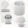thumbnail image 4 of Unique Bargains 1 Pcs 360° Rotating Makeup Organizer Makeup Brush Holder Organizer Multi-Functional Pen Holder white, 4 of 7
