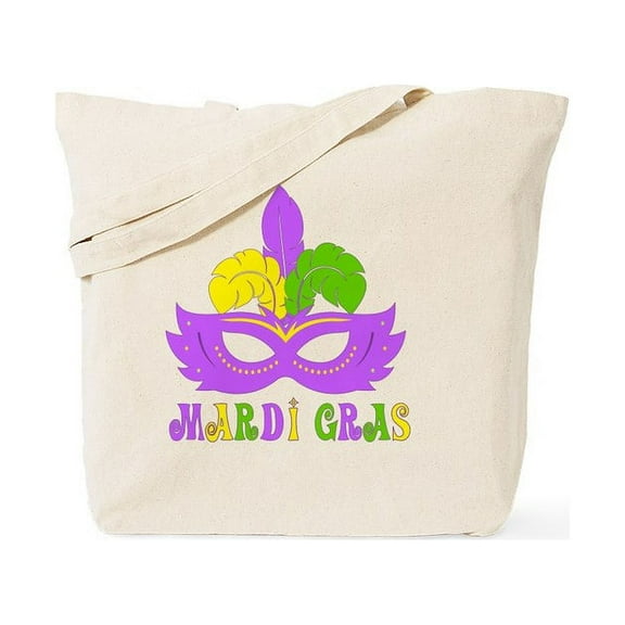 CafePress - Mardi Gras Mask Tote Bag - Unisex Canvas Tote Bag, Beige, 1-Piece