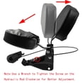 thumbnail image 2 of HDBUBALUS Respaldo ajustable para conductor con soporte para Harley Touring Road King Electra Glide CVO 2009 en adelante, 2 of 5