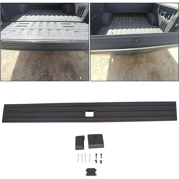 Kojem Tailgate Cap Molding Trim for 2015-2019 Ford F150 Replace for FL3Z9940602B with Release Button